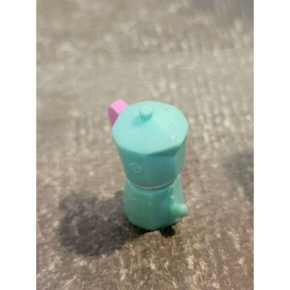 Miniature blue coffee pot Kettle moose Shopkins toy figure - Picture 3 of 3